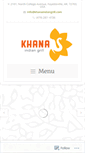 Mobile Screenshot of khanaindiangrill.com